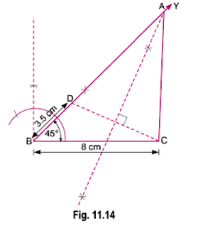 Ex 11.2 NCERT Solutions- Constructions Notes | Study Mathematics (Maths) Class 9 - Class 9