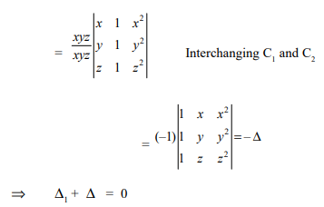 Determinants - Introduction JEE Notes | EduRev