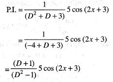 The Particular Integral Of The Differential Equationy Quot Y 3y 5 Cos 2x 3 Isa 2 Cos 2x 3 Sin 2x 3 B 2 Sin 2x 3 Cos 2x