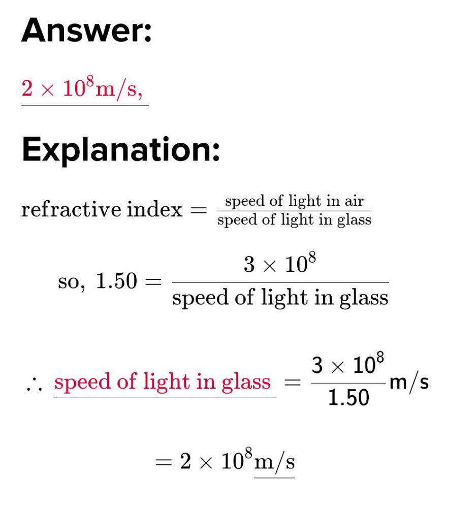 what is the speed of light in vacuum class 10