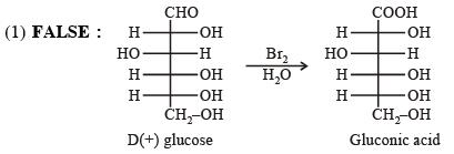 Which of the following statement(s) is(are) true?a)Oxidation of glucose ...