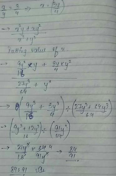 If X Y 3 4 The Value Of X Y Xy X Y Related Ratio And Proportion Indices Logarithms Part 1 Edurev Ca Foundation Question If X Y 3 4 The Value Of X Y Xy X Y Related Ratio And Proportion Indices Logarithms Part 1 Edurev Ca Foundation Question